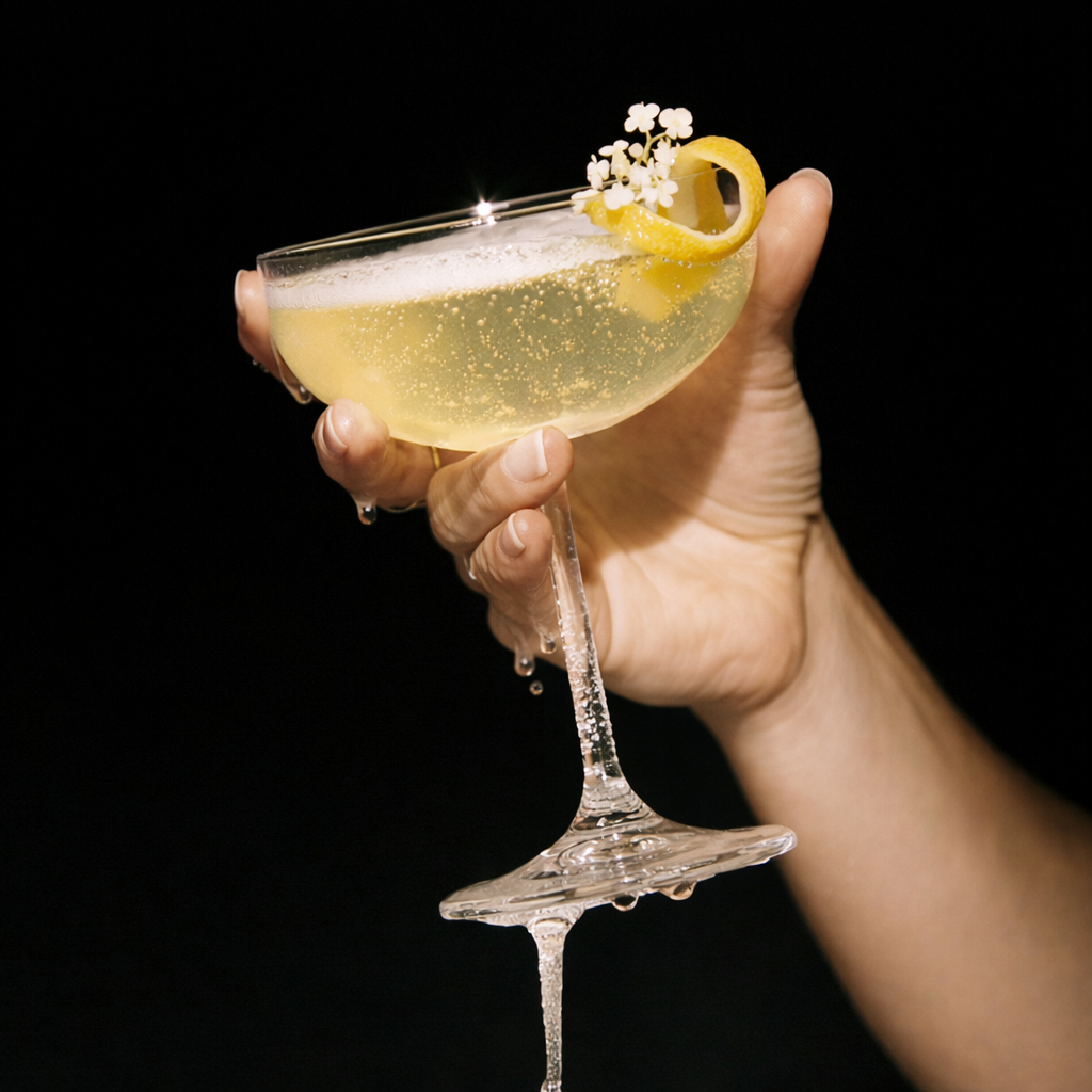 The Summer Lawn 75 Low Calorie Cocktail Recipe - Foreva Farmers