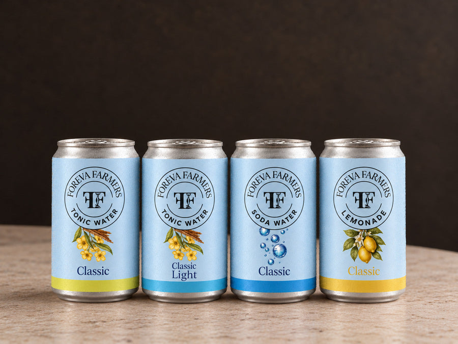 Mixer Bundle: Classic Tonic, Light Tonic, Soda Water, Lemonade
