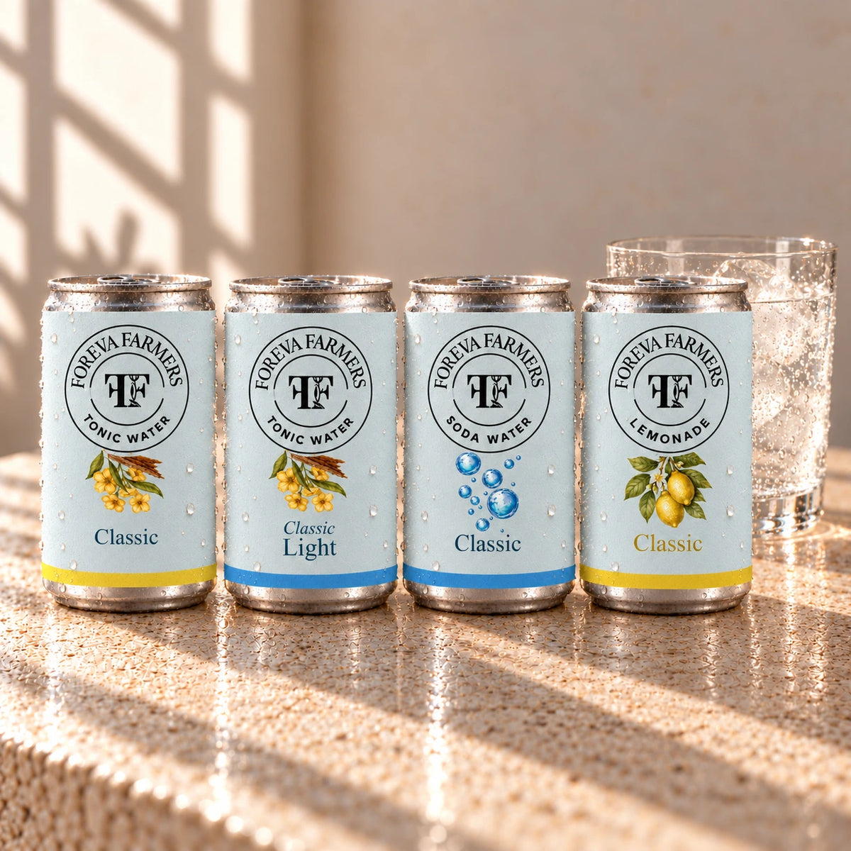 48 farm-made tonics and mixers, delivered free